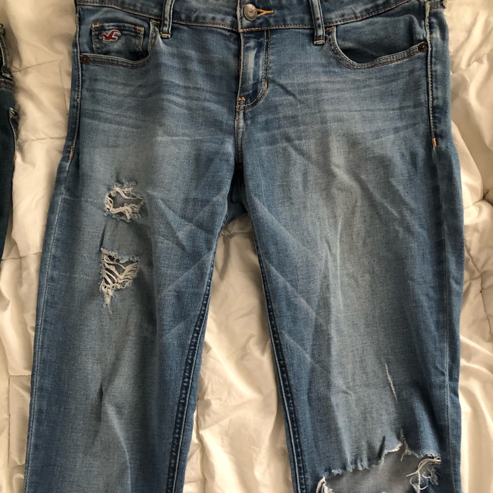 Mid-rise skinny jeans